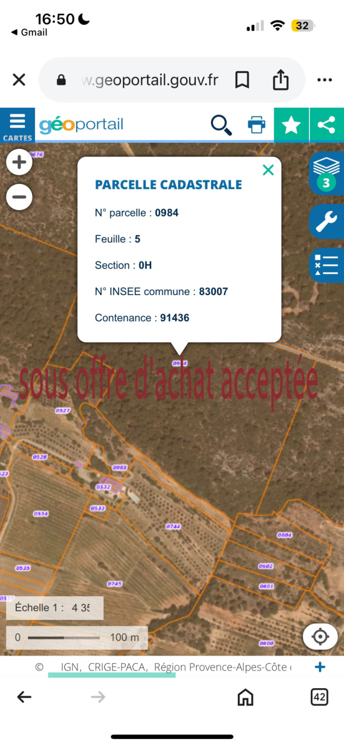 Offres de vente Terrain de loisir Aups (83630)